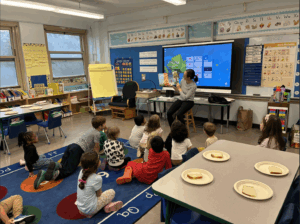 1st Grade Classroom visit read aloud with a Class Parent